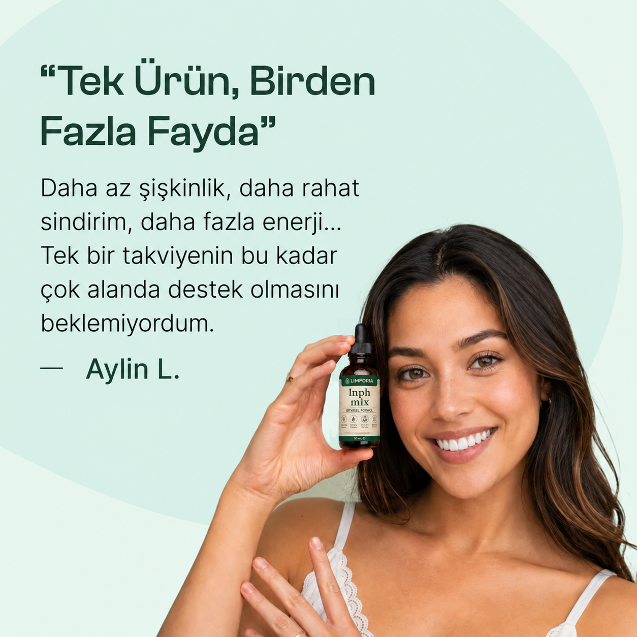 Limforia Ödem Atıcı-Şişkinlik Karşıtı Lenf Detoks Damlası